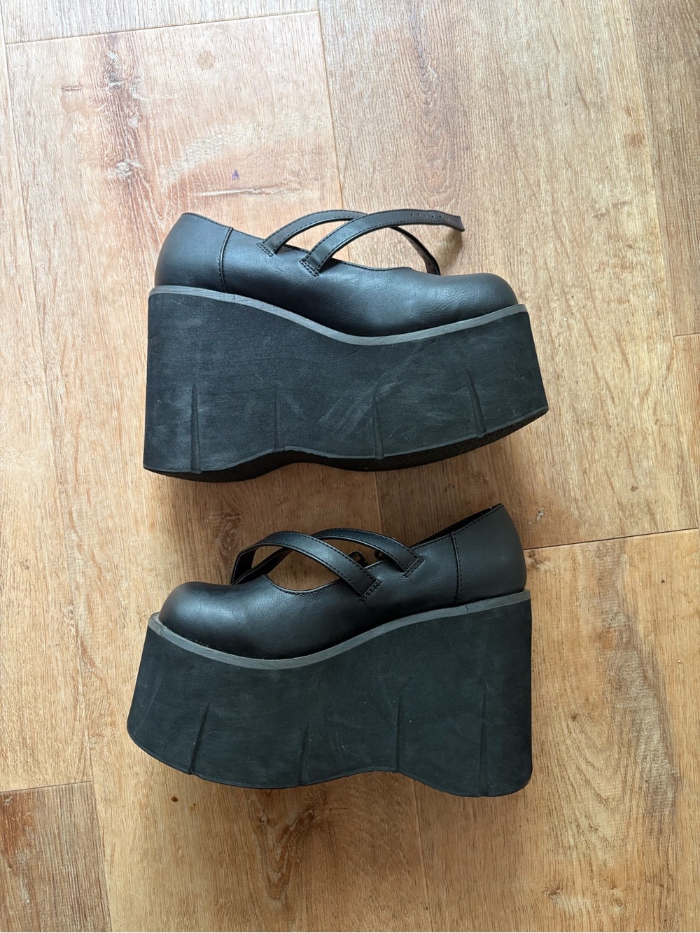Demonia platform Mary Janes black - Picture 3 of 8